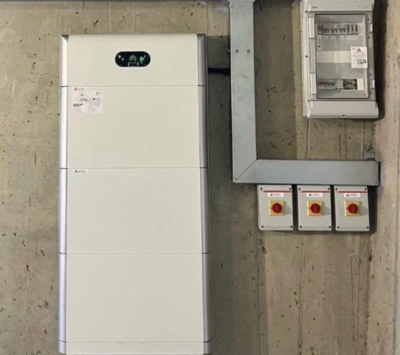 Solar battery storage system installed at a home in Ireland